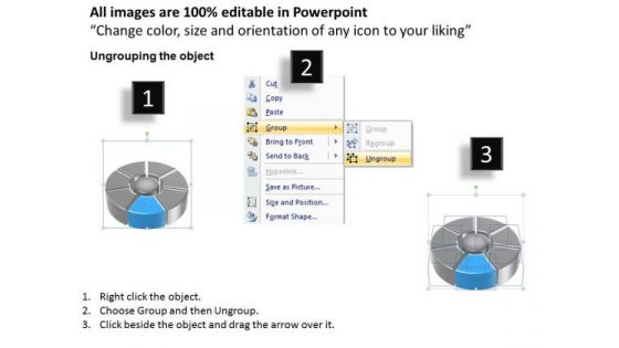 Model With Pie Donut Diagram 7 Stages Top Business Plan PowerPoint Templates