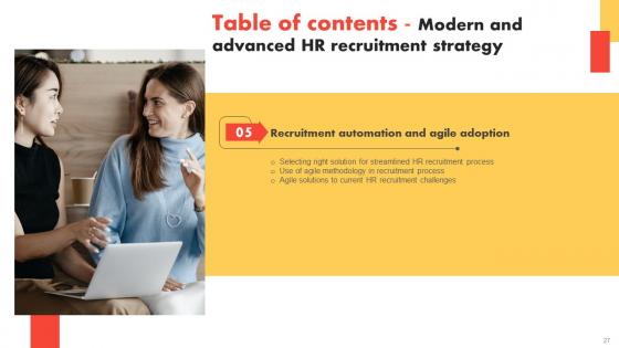 Modern And Advanced HR Recruitment Strategy Ppt Powerpoint Presentation Complete Deck With Slides