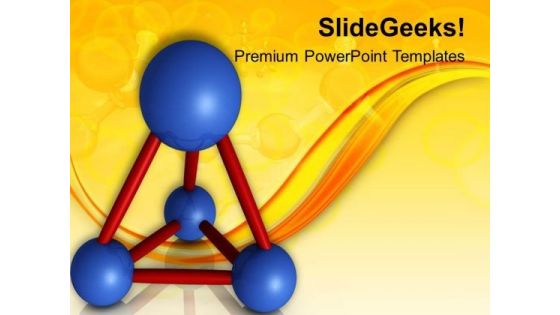 Molecular Structure Of Atoms PowerPoint Templates Ppt Backgrounds For Slides 0513