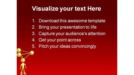 Molecule Person Science PowerPoint Themes And PowerPoint Slides 0711