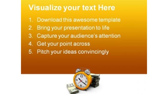Money And Clock Future PowerPoint Templates And PowerPoint Backgrounds 0311