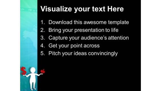 Money And Interest Should Have Balance PowerPoint Templates Ppt Backgrounds For Slides 0713