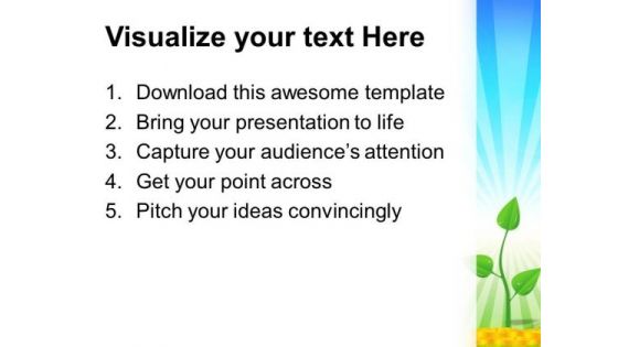 Money And Plant PowerPoint Templates And PowerPoint Themes 0912