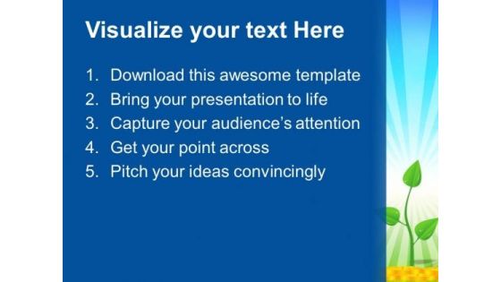 Money And Plant PowerPoint Templates And PowerPoint Themes 0912
