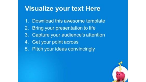 Money Box Future Savings PowerPoint Templates Ppt Backgrounds For Slides 0213