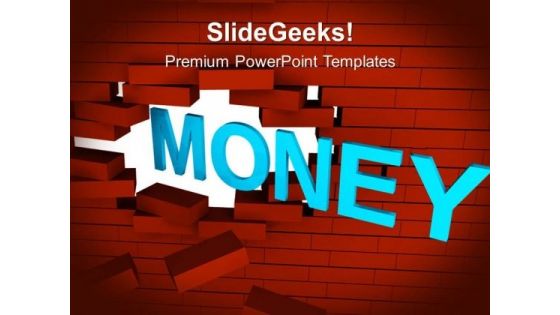 Money Coming Out Finance PowerPoint Templates And PowerPoint Themes 0512