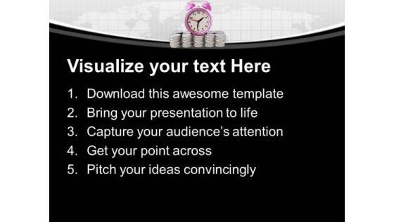 Money Depends On Time Management Business PowerPoint Templates Ppt Backgrounds For Slides 0413