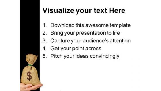 Money Exchange Business PowerPoint Template 0810