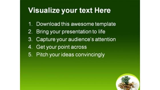 Money Growth01 Business PowerPoint Background And Template 1210