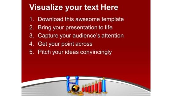 Money Growth Depends On Global Relation PowerPoint Templates Ppt Backgrounds For Slides 0613