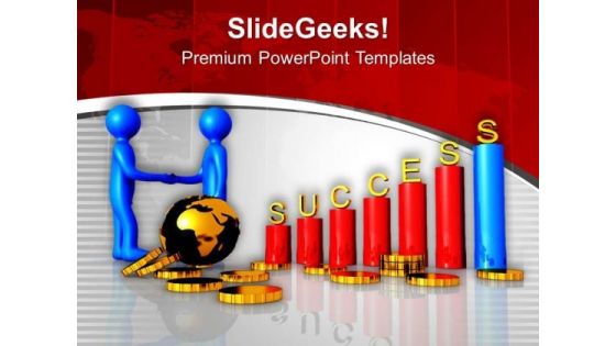 Money Growth Depends On Global Relation PowerPoint Templates Ppt Backgrounds For Slides 0613