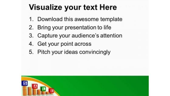 Money Growth Depends On Sale Finance PowerPoint Templates Ppt Backgrounds For Slides 0413