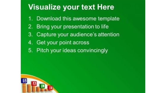 Money Growth Depends On Sale Finance PowerPoint Templates Ppt Backgrounds For Slides 0413