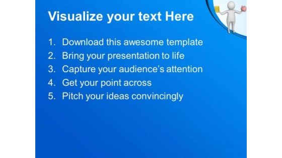 Money Growth Depends On Small Savings PowerPoint Templates Ppt Backgrounds For Slides 0613