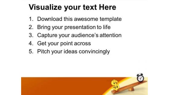 Money Increases With Time In Business PowerPoint Templates Ppt Backgrounds For Slides 0513