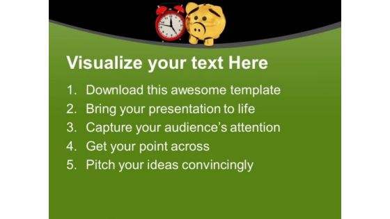 Money Increases With Time Saving PowerPoint Templates Ppt Backgrounds For Slides 0413