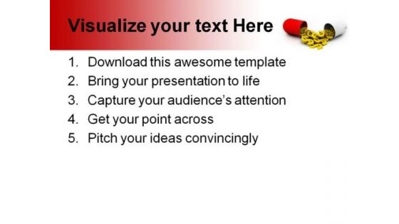 Money Is Medicine Finance PowerPoint Themes And PowerPoint Slides 0911