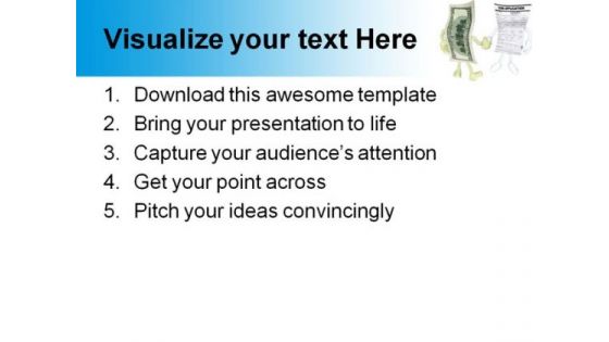 Money Loan Application Handshake PowerPoint Themes And PowerPoint Slides 0711