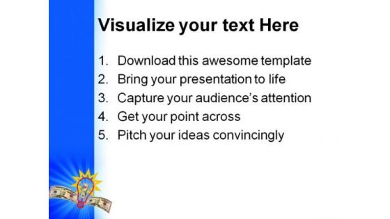 Money Making Idea Finance PowerPoint Themes And PowerPoint Slides 0211