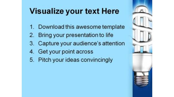 Money Saving Energy Future PowerPoint Templates And PowerPoint Backgrounds 0211