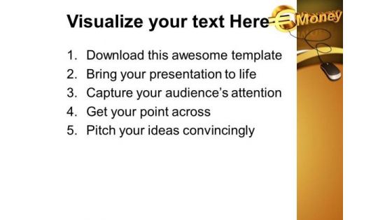 Money Sign With Mouse Business PowerPoint Templates And PowerPoint Themes 0812
