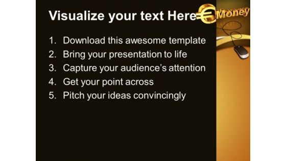 Money Sign With Mouse Business PowerPoint Templates And PowerPoint Themes 0812