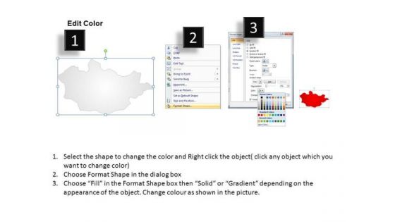 Monglia PowerPoint Maps
