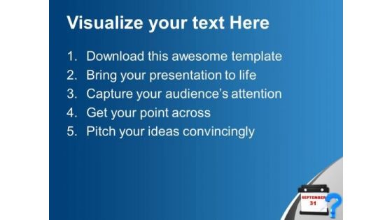 Month End Business Planning PowerPoint Templates Ppt Backgrounds For Slides 0113