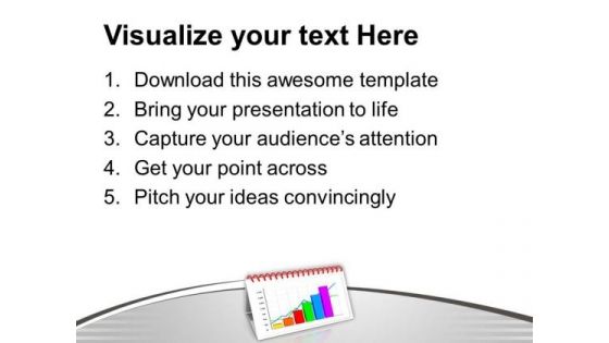 Monthly Business Growth Bar Chart PowerPoint Templates Ppt Backgrounds For Slides 0713