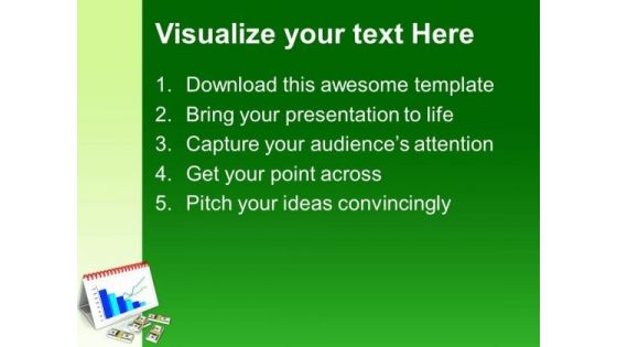 Monthly Financial Growth Chart PowerPoint Templates Ppt Backgrounds For Slides 0713
