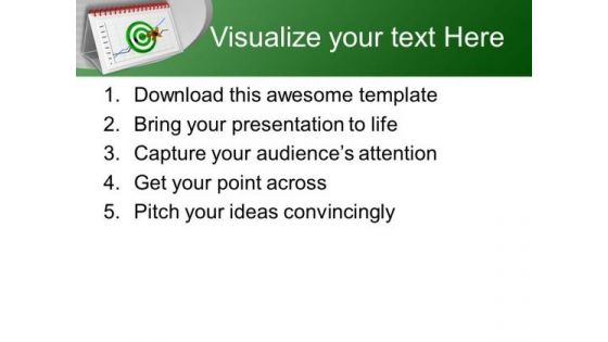 Monthly Target Report Chart For Business PowerPoint Templates Ppt Backgrounds For Slides 0313