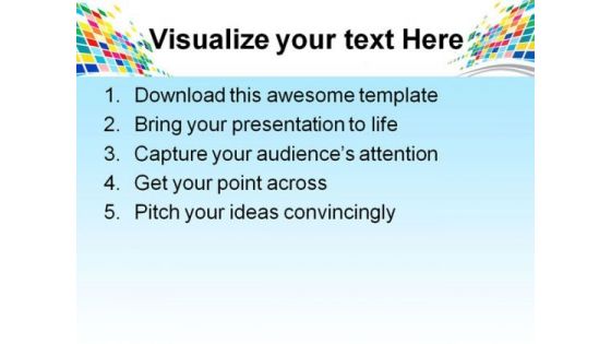 Mosaic Background Design PowerPoint Themes And PowerPoint Slides 0511