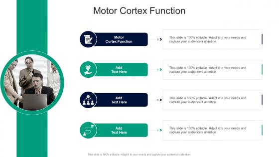 Motor Cortex Function In Powerpoint And Google Slides Cpb