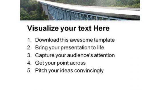 Mount St Helen Bridge Nature PowerPoint Themes And PowerPoint Slides 0711