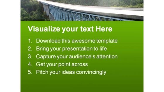Mount St Helen Bridge Nature PowerPoint Themes And PowerPoint Slides 0711
