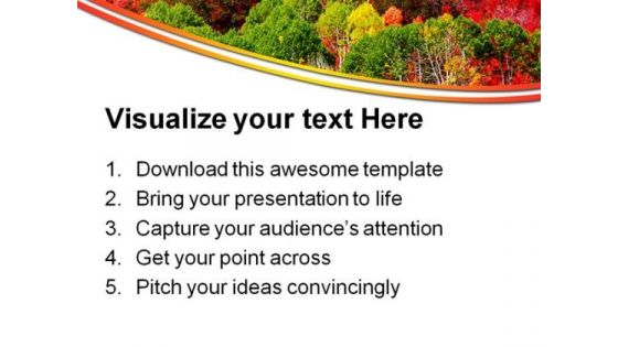 Mountain Fall Colors Nature PowerPoint Templates And PowerPoint Backgrounds 0211