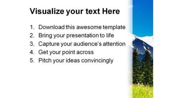 Mountain Landscape Nature PowerPoint Templates And PowerPoint Backgrounds 0411
