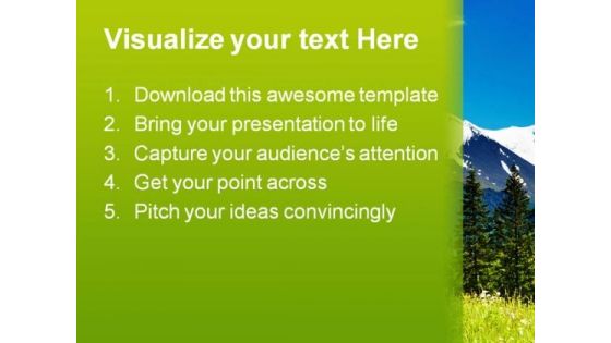 Mountain Landscape Nature PowerPoint Themes And PowerPoint Slides 0411
