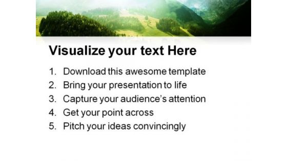 Mountains Nature PowerPoint Templates And PowerPoint Backgrounds 0711