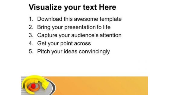 Move Around Target In Business PowerPoint Templates Ppt Backgrounds For Slides 0513