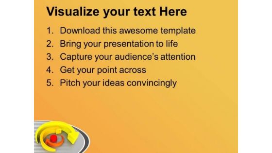 Move Around Target In Business PowerPoint Templates Ppt Backgrounds For Slides 0513