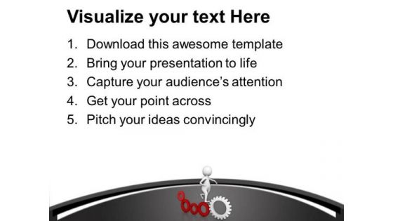 Move Fast With Gear Process For Success PowerPoint Templates Ppt Backgrounds For Slides 0613