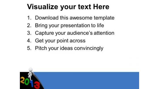 Move Forward This New Year PowerPoint Templates Ppt Backgrounds For Slides 0613