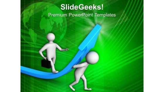 Move Forward With Business Growth PowerPoint Templates Ppt Backgrounds For Slides 0613