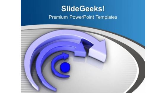 Move In A Unidirectional Way PowerPoint Templates Ppt Backgrounds For Slides 0613