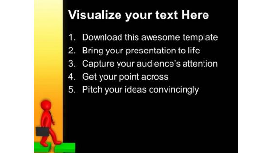 Move On The Success Path PowerPoint Templates Ppt Backgrounds For Slides 0713