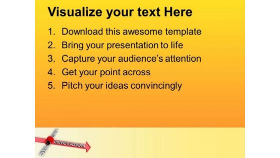 Move Towards Innovation For Success PowerPoint Templates Ppt Backgrounds For Slides 0513