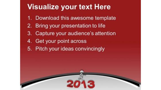 Move Towards New Era This Year PowerPoint Templates Ppt Backgrounds For Slides 0513