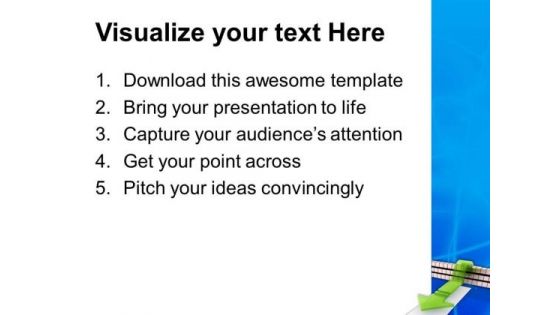 Move Towards Right Direction For Success PowerPoint Templates Ppt Backgrounds For Slides 0613