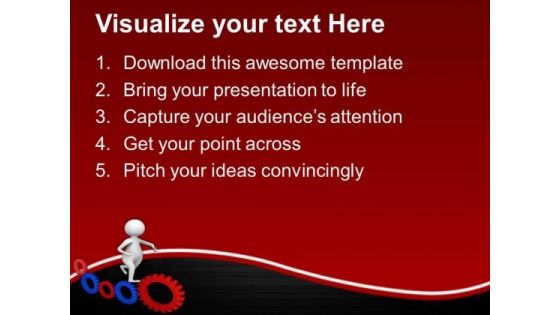 Move Towards The Business Success PowerPoint Templates Ppt Backgrounds For Slides 0613